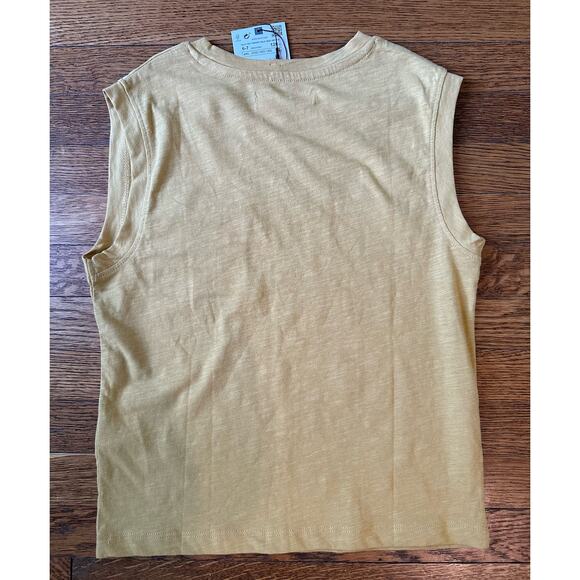 *NWT* Zara Yellow Sleeveless Shirt Size 6-7 - Picture 5 of 5